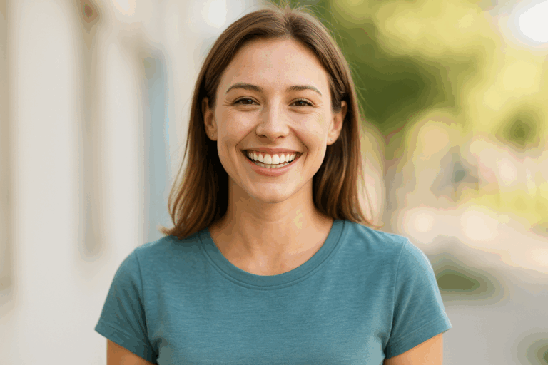 smiling young girl